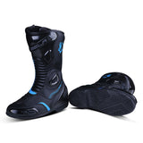 BELA STRIP Senhora Moto Botas Preto Azul