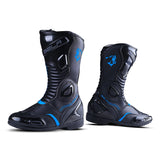 BELA STRIP Senhora Moto Botas Preto Azul