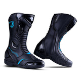 BELA STRIP Senhora Moto Botas Preto Azul