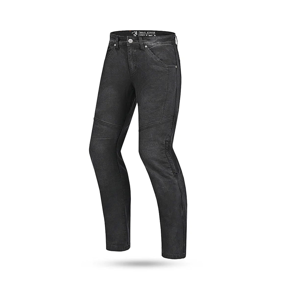 BELA STROKE VAQUEIRO Denim Jeans Moto Homem Calcas Preto 32L