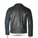 BELA SWISS Moto Homem Couro Moto Casacos Preto