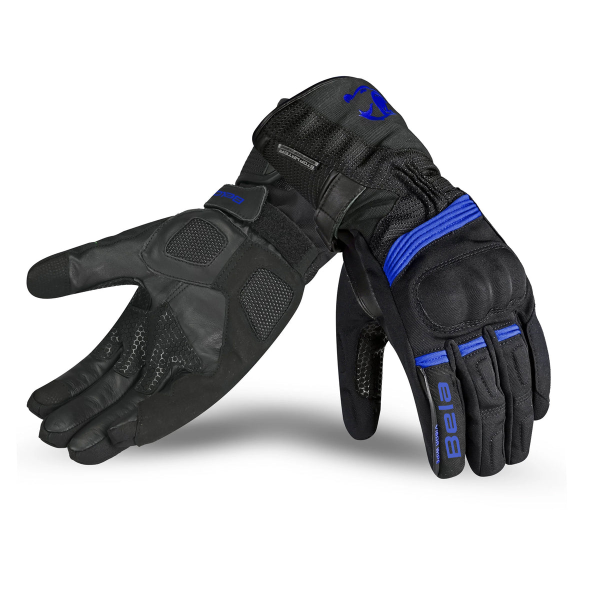 BELA STORM WINTER WP Luvas De Moto Preto Azul