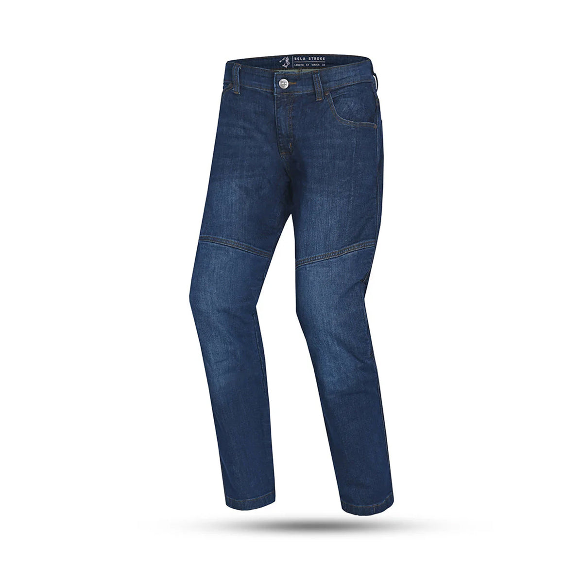 BELA STROKE Jeans De Moto 30L Medio Azul Spray