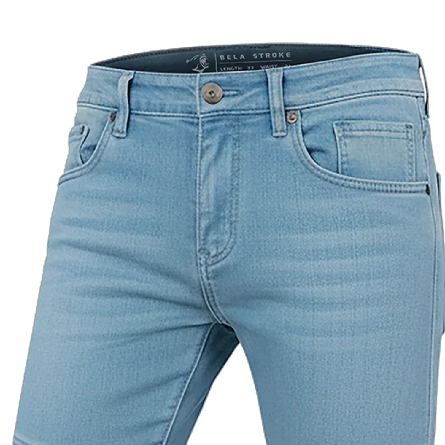 BELA STROKE Denim Jeans Moto Calcas Claro Azul 32L – 8 – Maximomoto PT