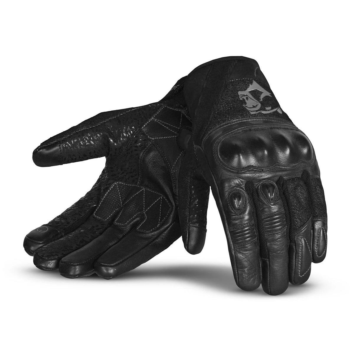 BELA TITAN DENIM INV. WP Luvas De Moto Textil Preto