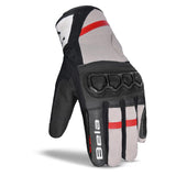 BELA TRACKER WINTER WP Luvas De Moto Gelo Preto Vermelho