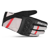 BELA TRACKER WINTER WP Luvas De Moto Gelo Preto Vermelho