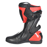 BELA TURBO TRACK Moto Corrida Botas Preto Vermelho