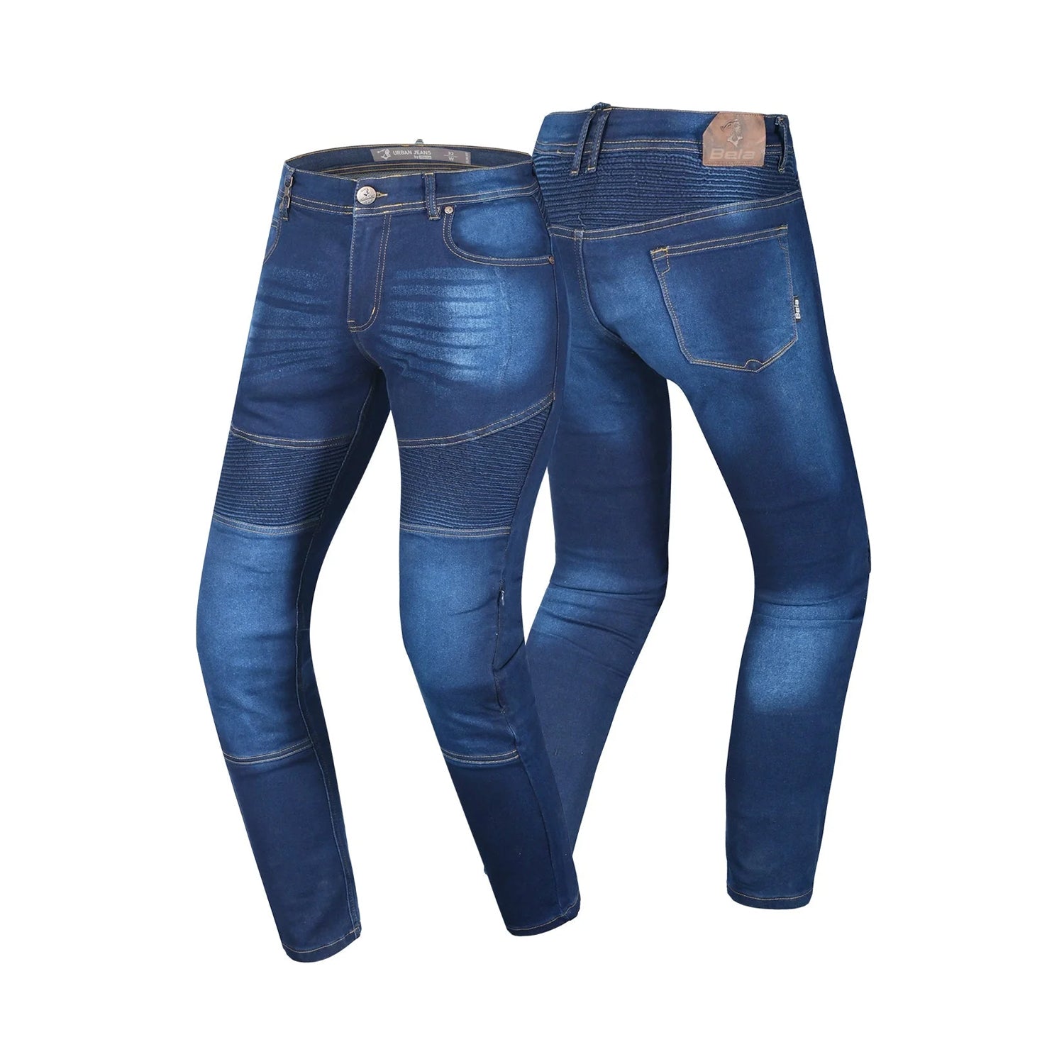 BELA URBAN LADY Jeans De Moto Senhora Azul Indigo – 2 – Maximomoto PT