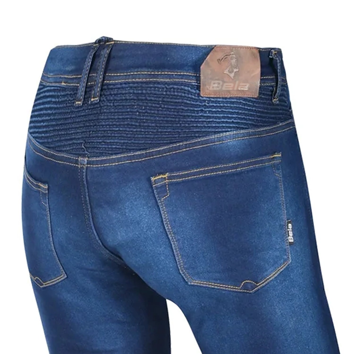 BELA URBAN LADY Jeans De Moto Senhora Azul Indigo – 7 – Maximomoto PT