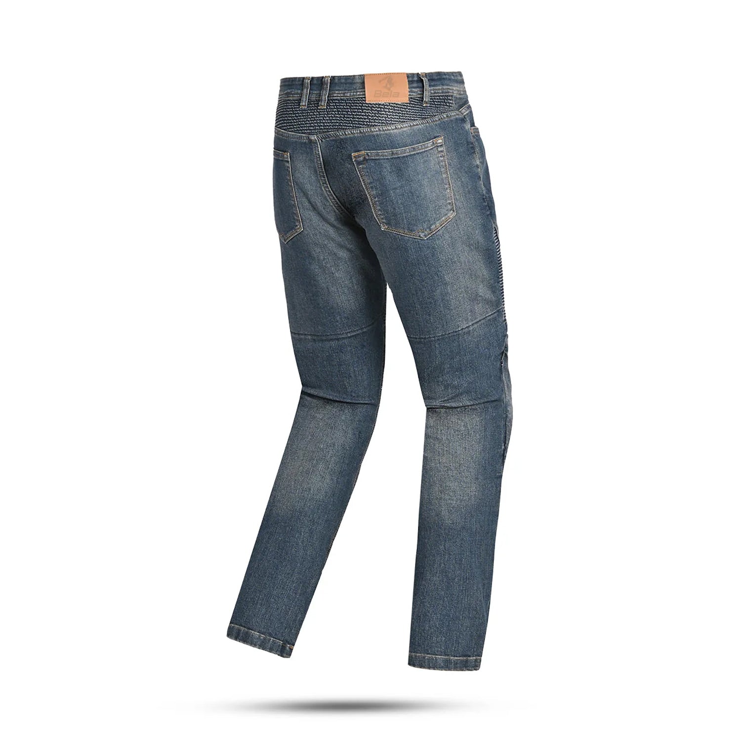 BELA URBAN Denim Jeans Moto Senhora Calcas Maroon Tint Brown – 3 – Maximomoto PT