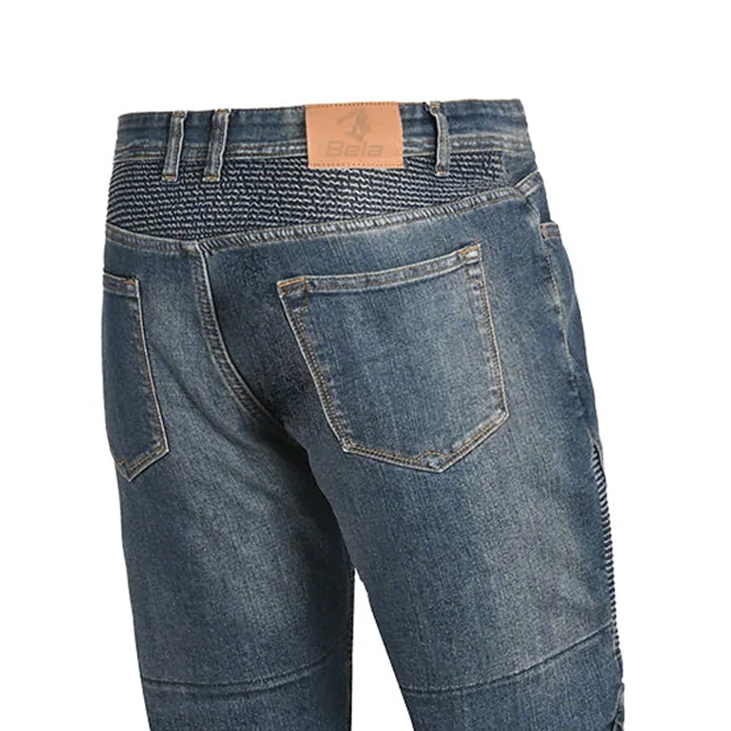 BELA URBAN Denim Jeans Moto Senhora Calcas Maroon Tint Brown – 7 – Maximomoto PT