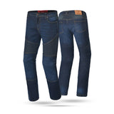 BELA URBAN Denim Jeans Moto Senhora Calcas Oscura Azul