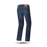 BELA URBAN Denim Jeans Moto Senhora Calcas Oscura Azul