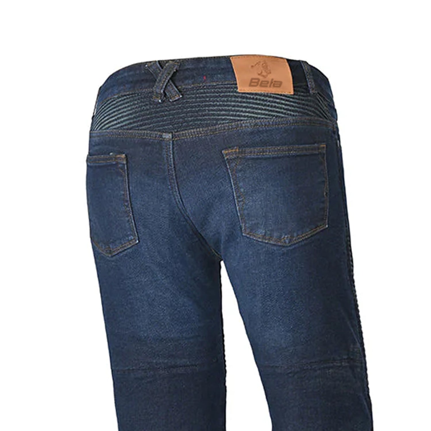 BELA URBAN Denim Jeans Moto Senhora Calcas Oscura Azul – 4 – Maximomoto PT