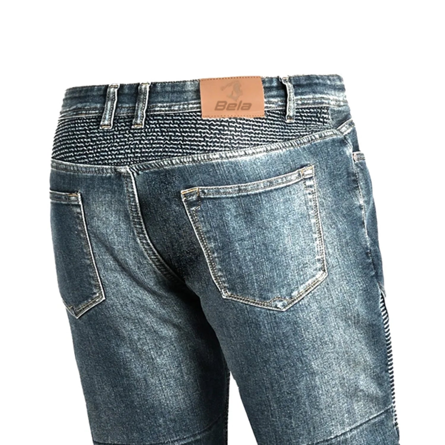 BELA URBAN LADY Jeans De Moto Senhora Azul Khaki Tint – 6 – Maximomoto PT