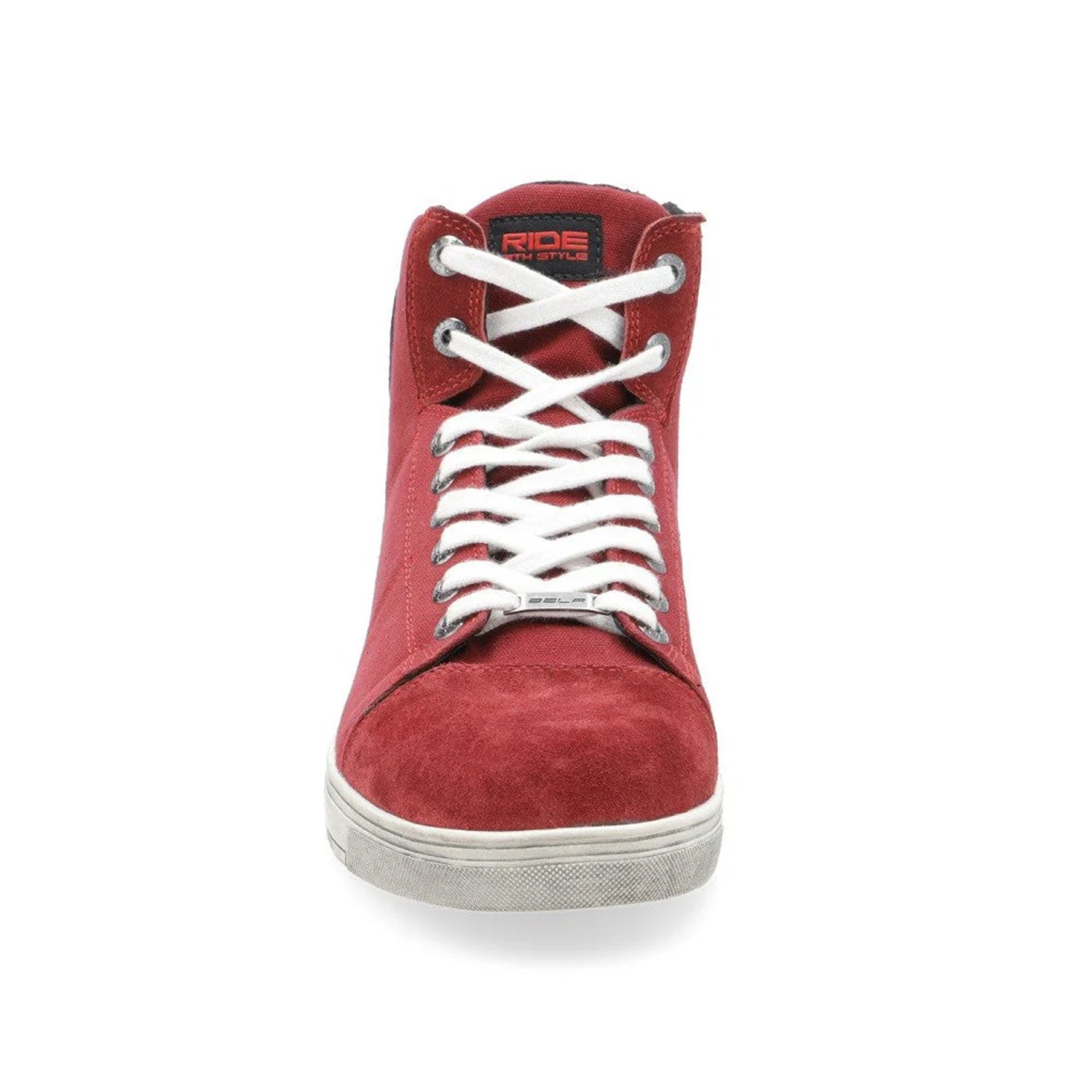 BELA Venus Leather Motorcycle Men's Boots Red – 3 – Maximomoto PT