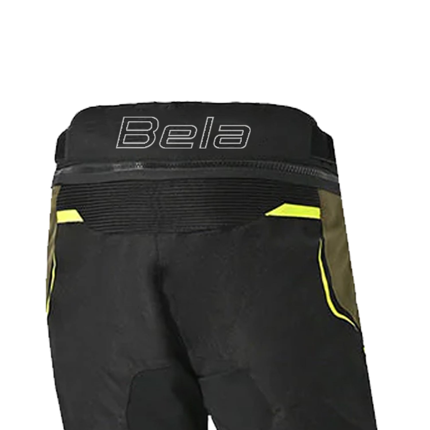 BELA WATSON Motorcycle Textile Pants Black Khaki Yellow White – 5 – Maximomoto PT