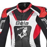 BELA X RACE 2 PC Motorcycle Leather Suits Black White Red