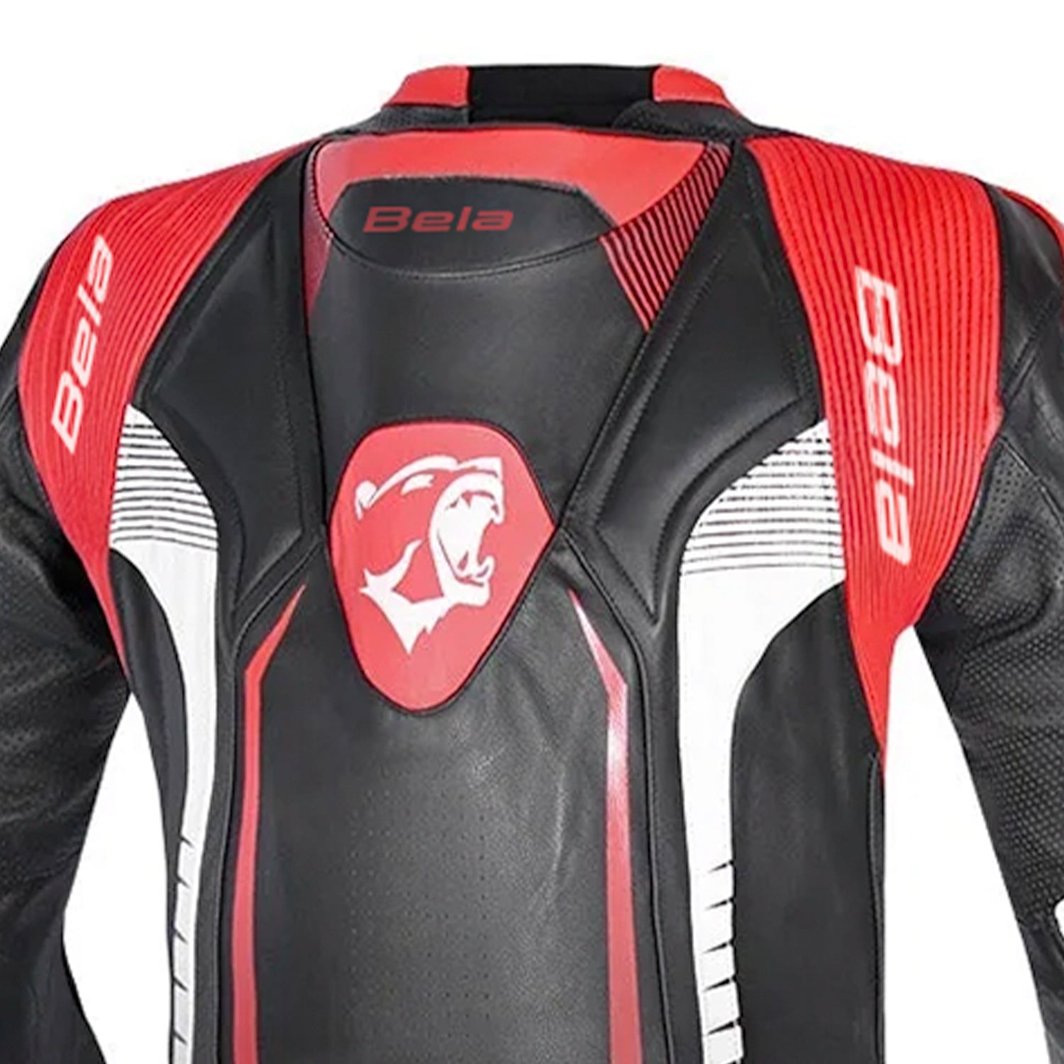 BELA X RACE 2 PC Motorcycle Leather Suits Black White Red – 5 – Maximomoto PT