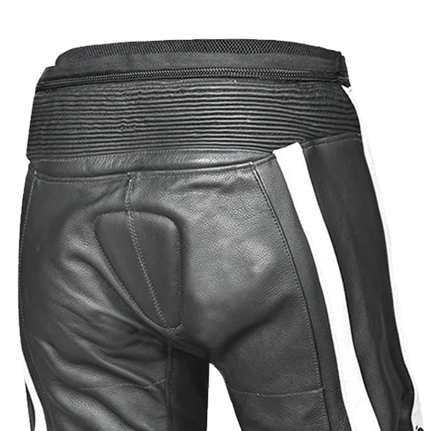 BELA X RACE Calcas De Moto Couro Preto Branco Vermelho – 7 – Maximomoto PT