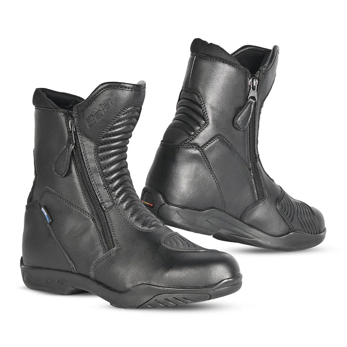 BELA RIO Motorcycle Leather Black Boots