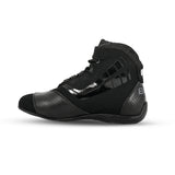 BELA KIVA Homem Moto Couro Botas Preto Cinza