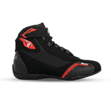 BELA KIVA Moto Homem Couro Botas Preto Vermelho