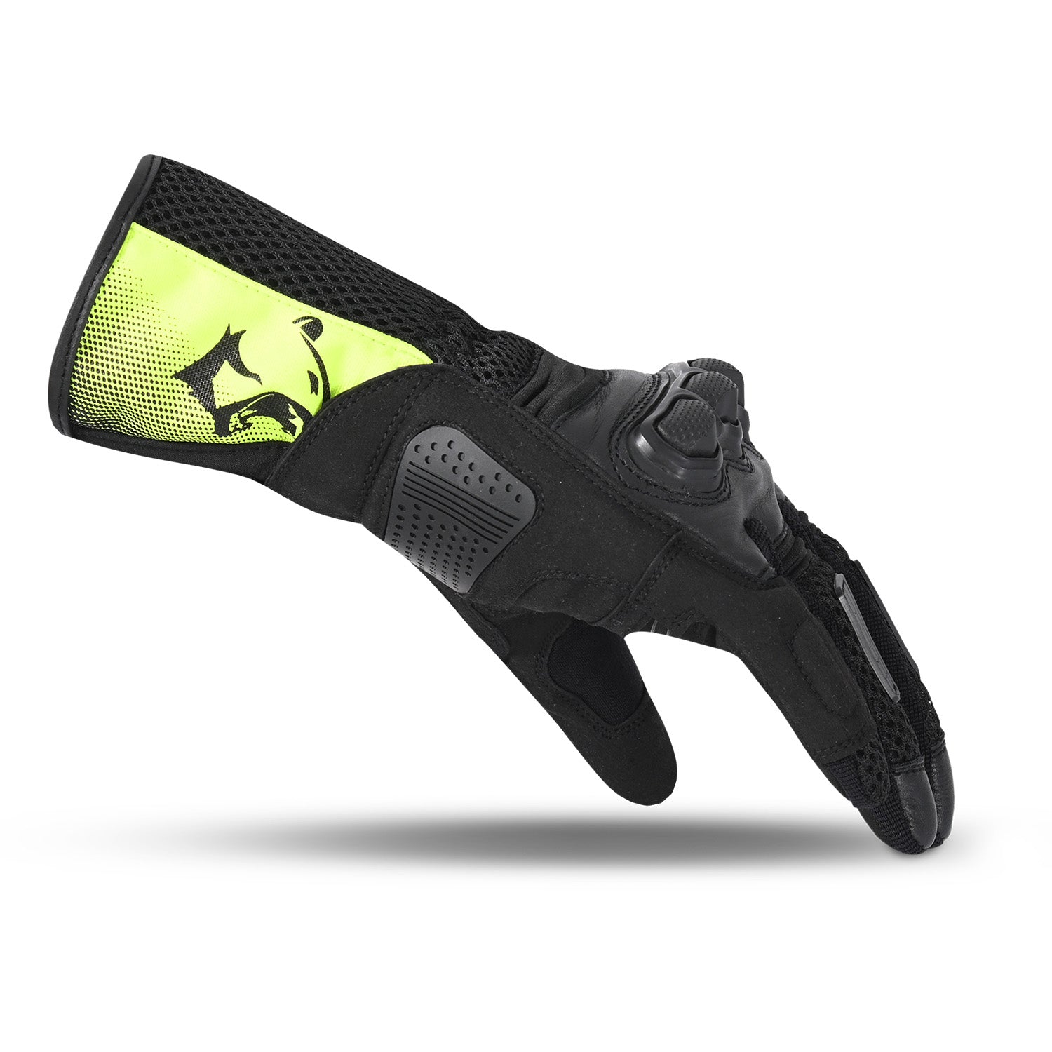 BELA TWIX Luvas De Moto Textil Senhora Preto Fluor Amarillo – 3 – Maximomoto PT