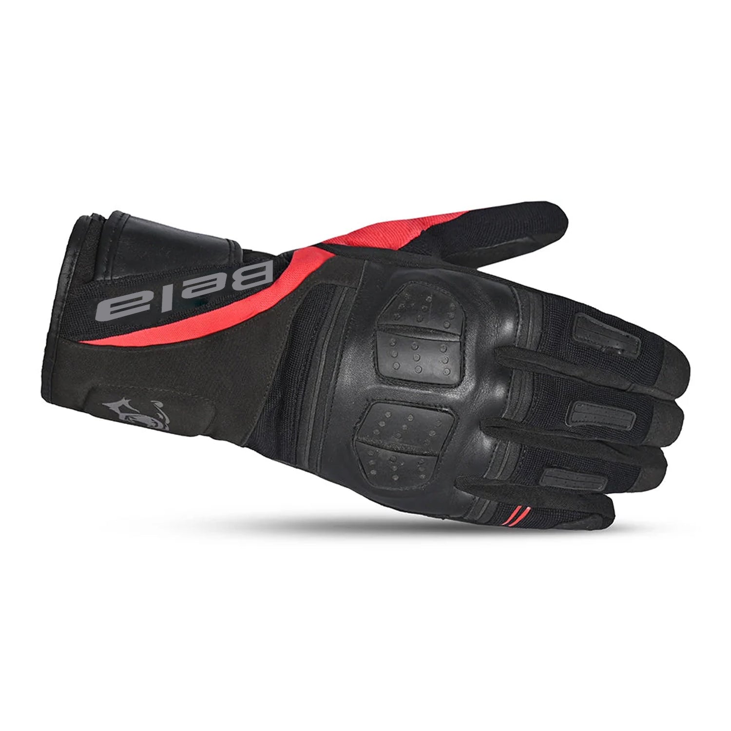 BELA HIGHWAY WINTER WP Motorcycle Leather Gloves Black Red – 3 – Maximomoto PT
