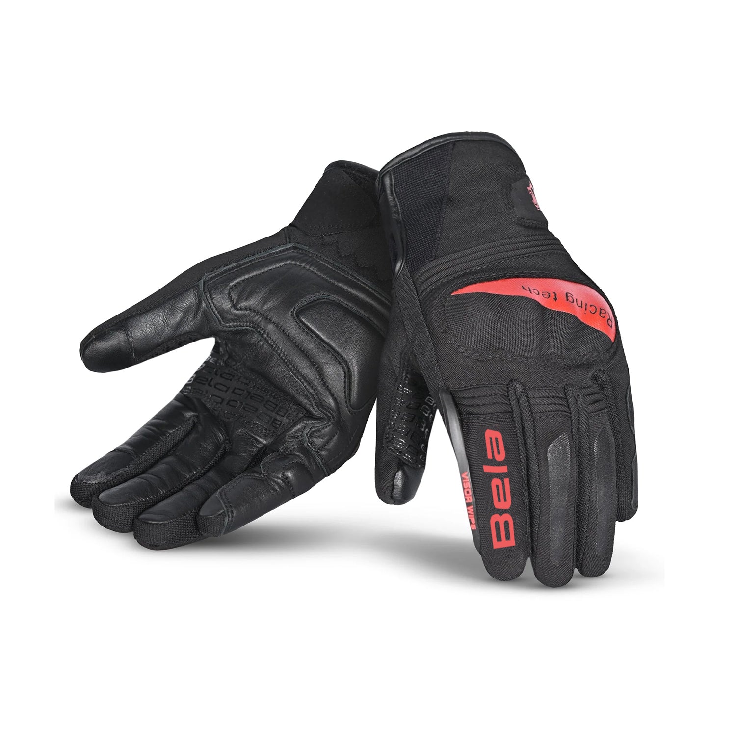 BELA BOOM WINTER WP Motorcycle Ladies Textile Gloves Black Red – 1 – Maximomoto PT