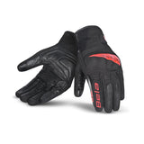 BELA BOOM WINTER WP Luvas De Moto Textil Preto Vermelho