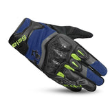 BELA DARING Moto Homem Textile Luvas Azul Amarelo Preto