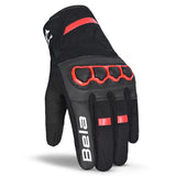 BELA TRACKER WINTER WP Moto Textil Luvas Preto Vermelho