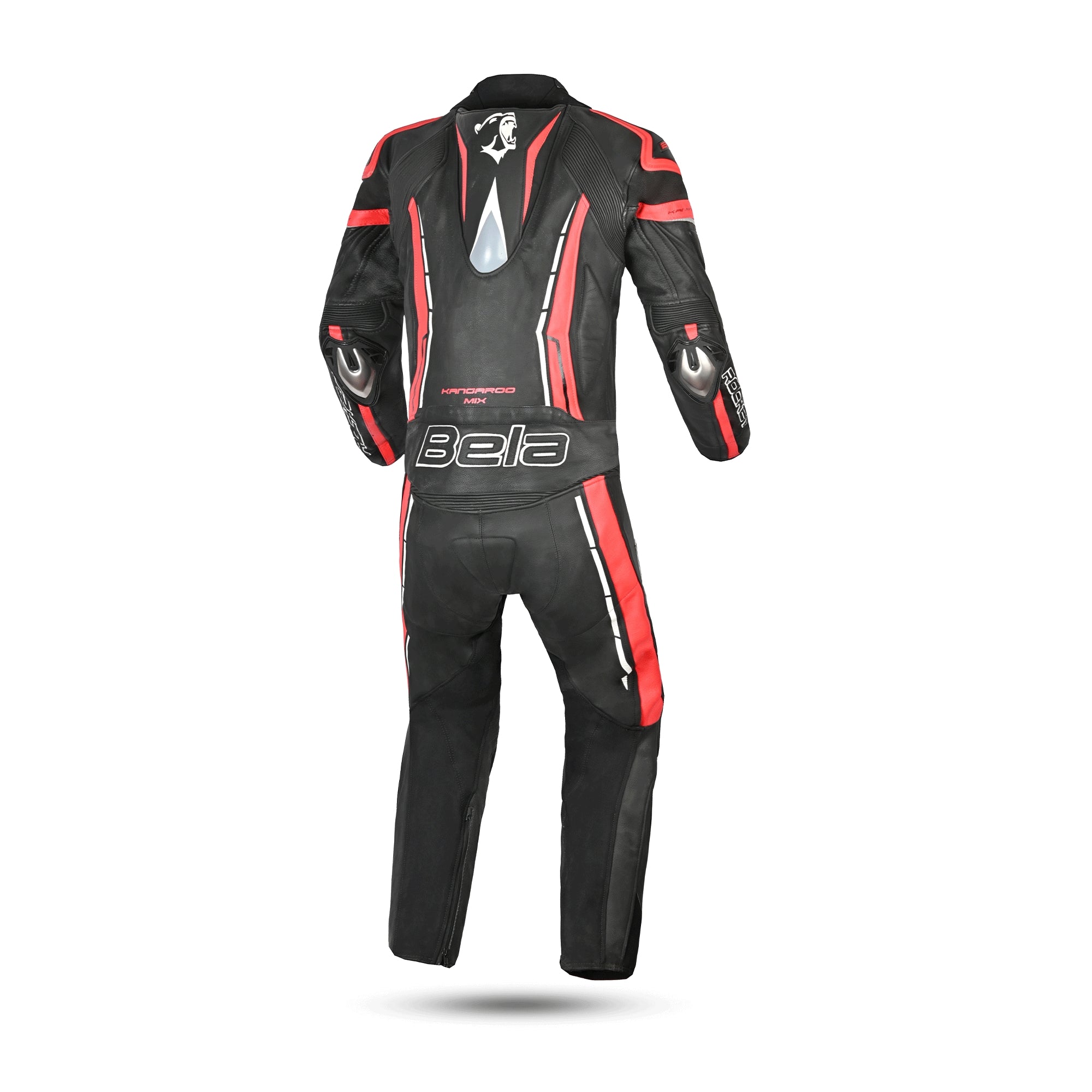BELA 2 PC ROCKET MIX KANGAROO Fato de Moto Preto Antracite Vermelho – 2 – Maximomoto PT