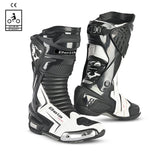 BELA SPEEDO 2.0 Botas De Moto Couro Preto Branco