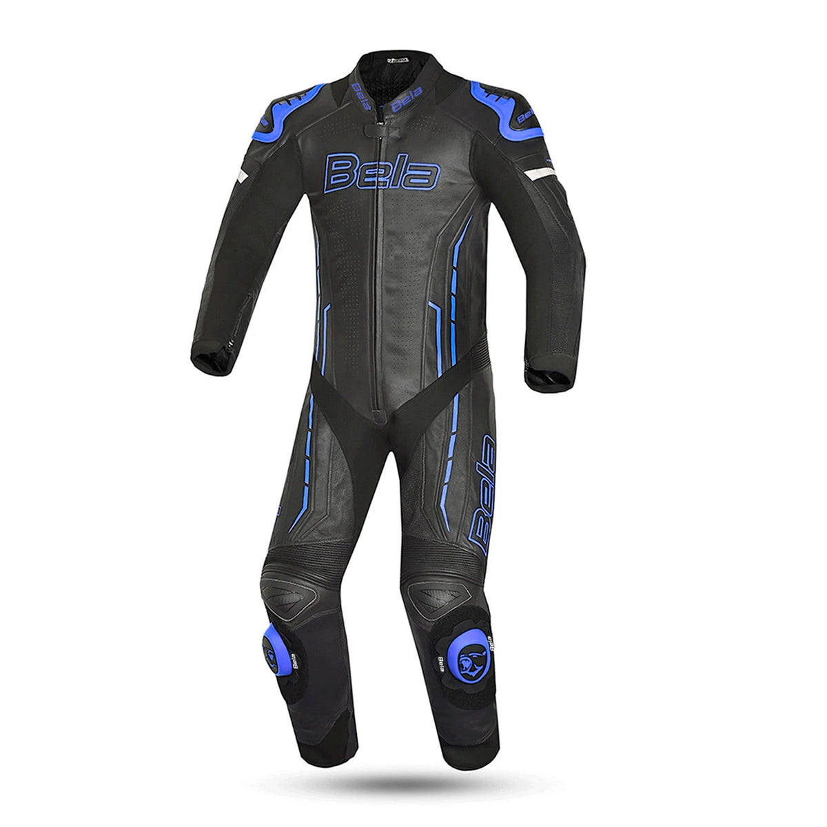 BELA ROCKET KAGAROO MIX 2 PC Fatos De Moto Homem Preto Azul