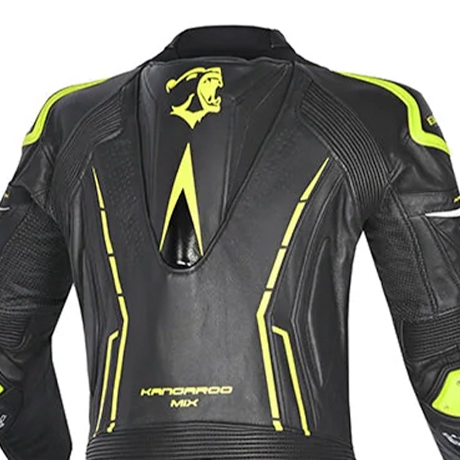 BELA ROCKET Mix Kangaroo 1 PC Motorcycle Suit Black Fluorescent Yellow – 6 – Maximomoto PT