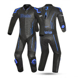 BELA ROCKET KAGAROO MIX 2 PC Fatos De Moto Homem Preto Azul