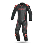 BELA ROCKET Mix Kangaroo 1 PC Moto Couro Fato Preto Vermelho