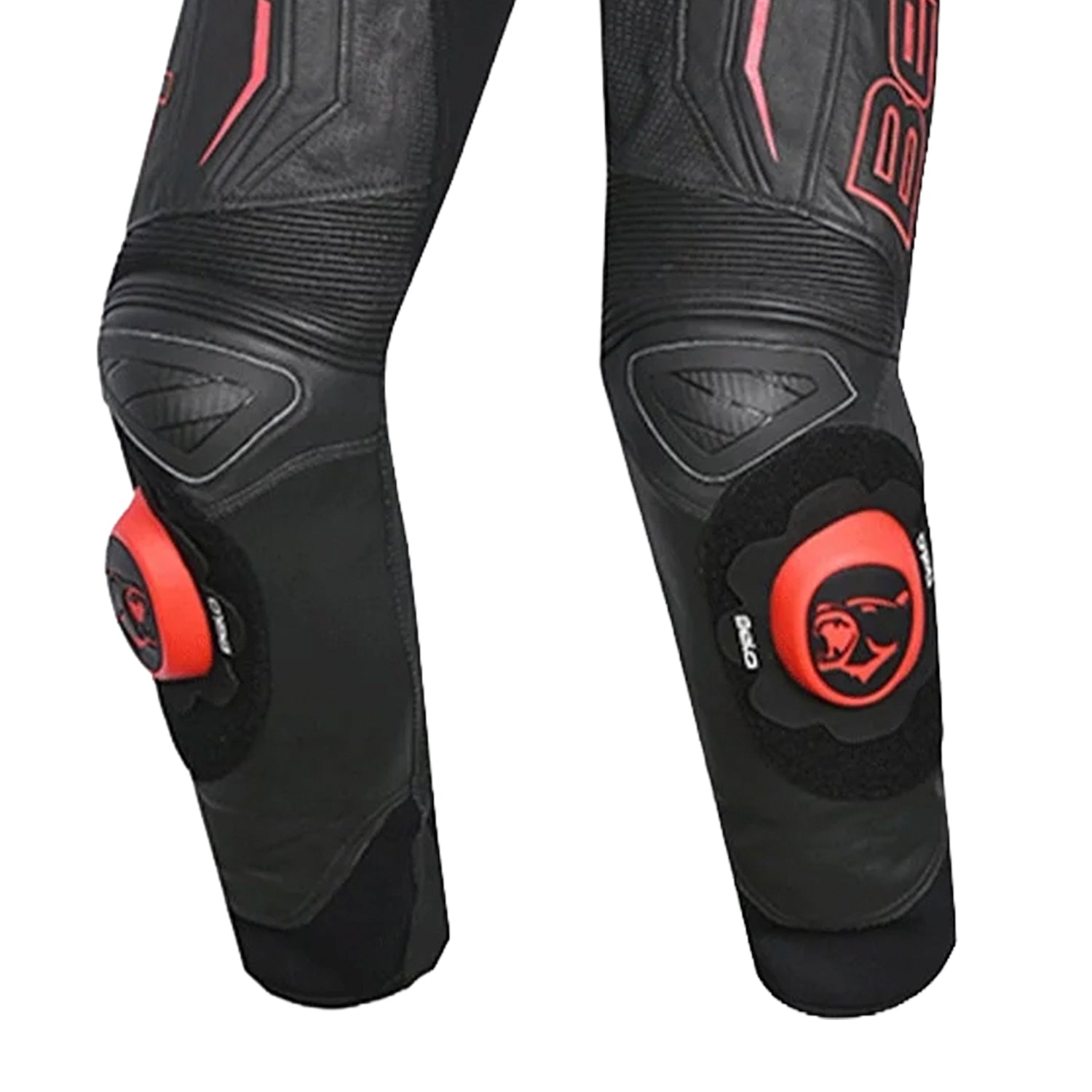 BELA ROCKET Mix Kangaroo 1 PC Moto Couro Fato Preto Vermelho – 4 – Maximomoto PT