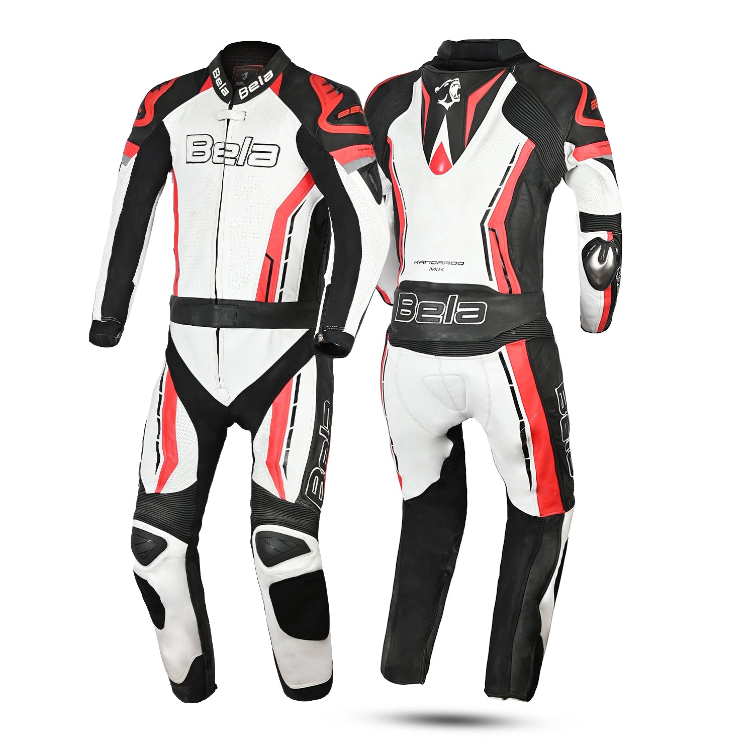 BELA ROCKET KANGAROO MIX 2 PC Fatos De Moto Branco Vermelho Preto – 2 – Maximomoto PT