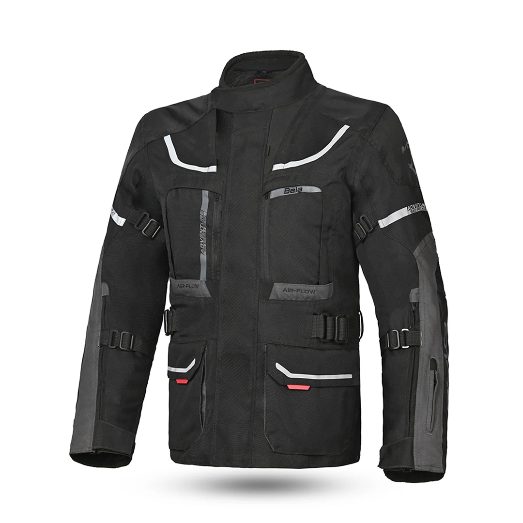 BELA TRANSFORMER 3 Em 1 Casacos De Moto Textil Preto Antracite – 1 – Maximomoto PT