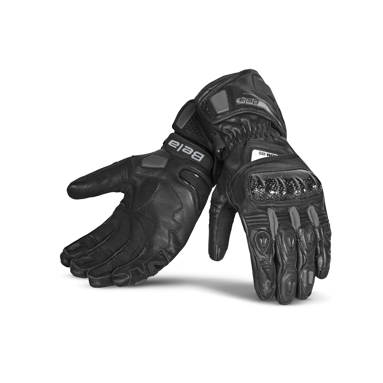 BELA VENOM RS Corrida Luvas De Moto Homem Couro Preto Cinza – 1 – Maximomoto PT