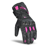 BELA VENOM RS Women's Motorcycle Leather Gloves Black Pink