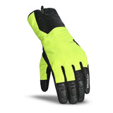 BELA EXPLORER WINTER WP Motorcycle Textile Gloves Black Fluorescent Yellow