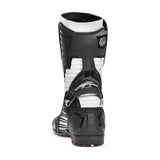BELA AIR RIDER GP-1 Moto Corrida Botas Preto Branco