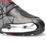 BELA AIR RIDER GP-1 Moto Corrida Botas Preto Cinza Vermelho