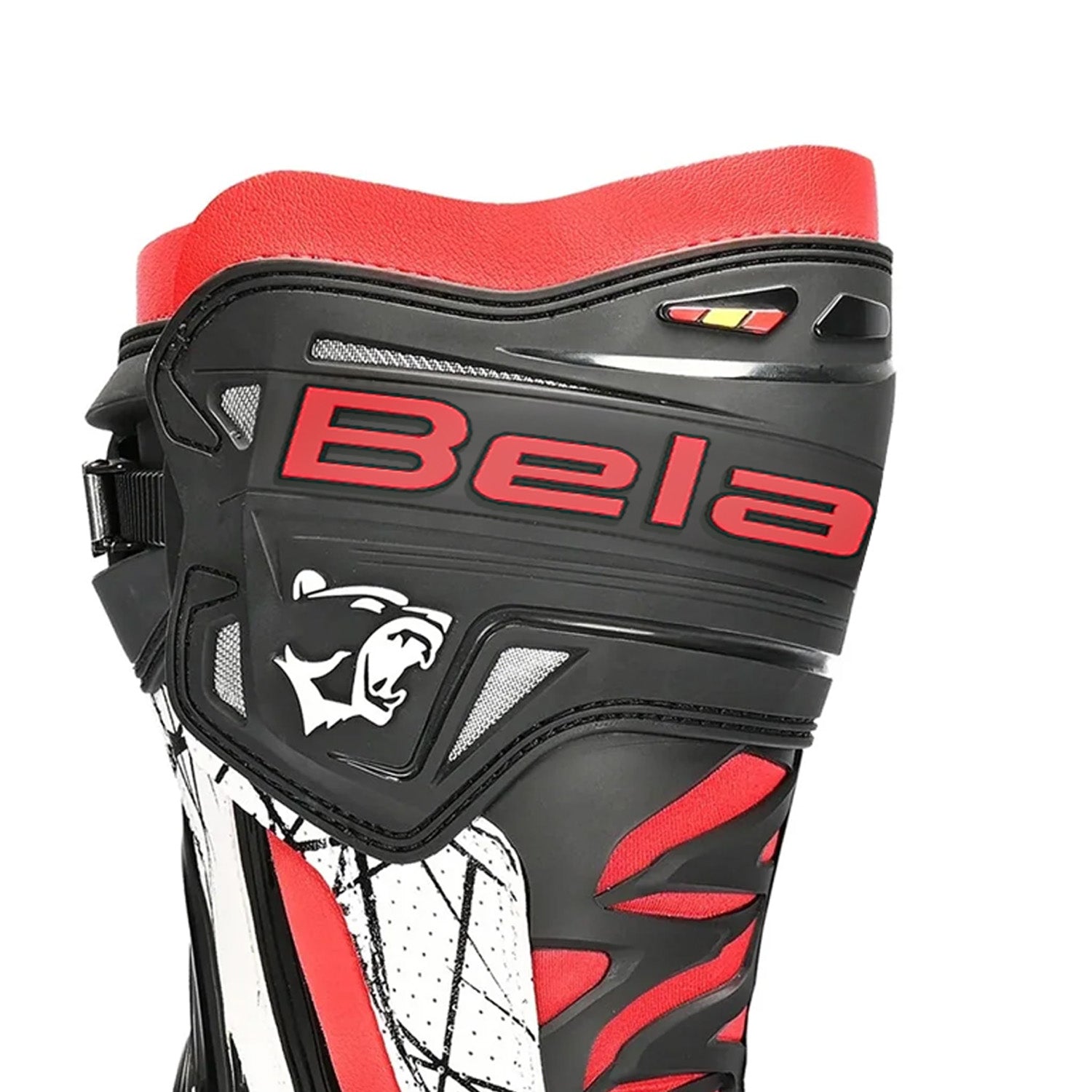 BELA AIR RIDER GP-1 racing motorcycle boots, black and red. – 8 – Maximomoto PT