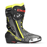 BELA AIR RIDER GP-1 RACING Moto Botas Preto Amarela Fluorocente - Imagem do lado direito de Boots